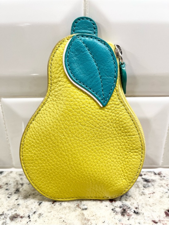 Coach Handbags - Coach Fruitcore Leather Pear Coin Purse EUC